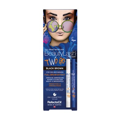 FULL BROW TINTING PEN TWO GO – BLACK BROWN
